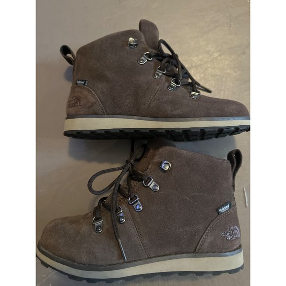 The North Face JR Ballard hydroseal waterproof, brown, hiking boots,‎ youth size - Picture 3 of 8